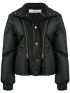 See By Chloé Quilted Double Zip Jacket In Black