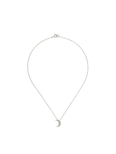 Isabel Marant Full Moon Necklace In Silver