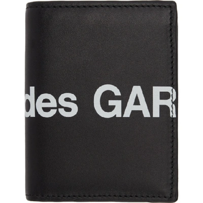 Comme Des Garçons Comme Des Garcons Wallets Black Huge Logo Card Holder