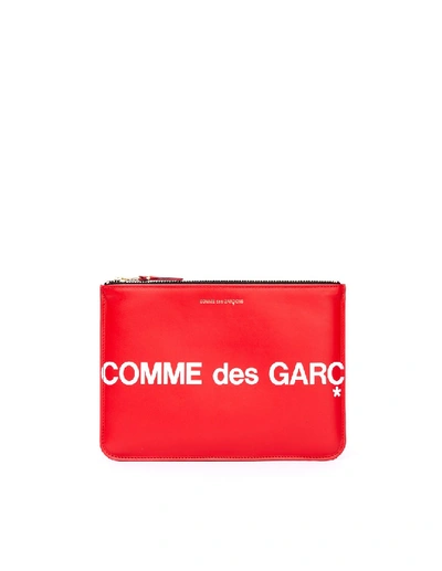 Comme Des Garçons Comme Des Garcons Wallets Red Leather Wallet