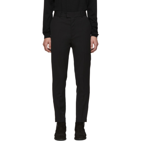 satin stripe trousers