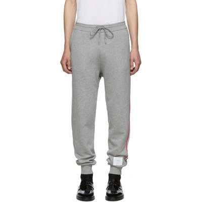 Thom Browne Grey Classic Loopback Lounge Pants In 055 Lt Gry