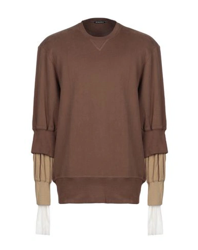 Ann Demeulemeester Sweatshirt In Khaki