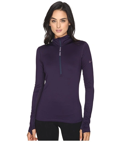 Nike women's pro hot sale hyperwarm training top