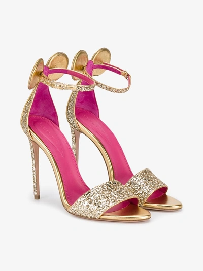 Oscar Tiye Glitter Minnie Sandals | ModeSens