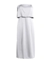 Halston Heritage Midi Dresses In Light Grey