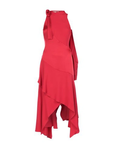 Antonio Berardi Midi Dresses In Red