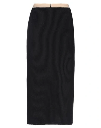 Calvin Klein 205w39nyc Midi Skirts In Black