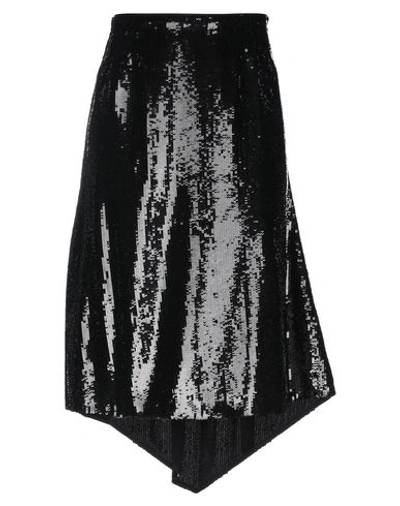 Pinko Midi Skirts In Black