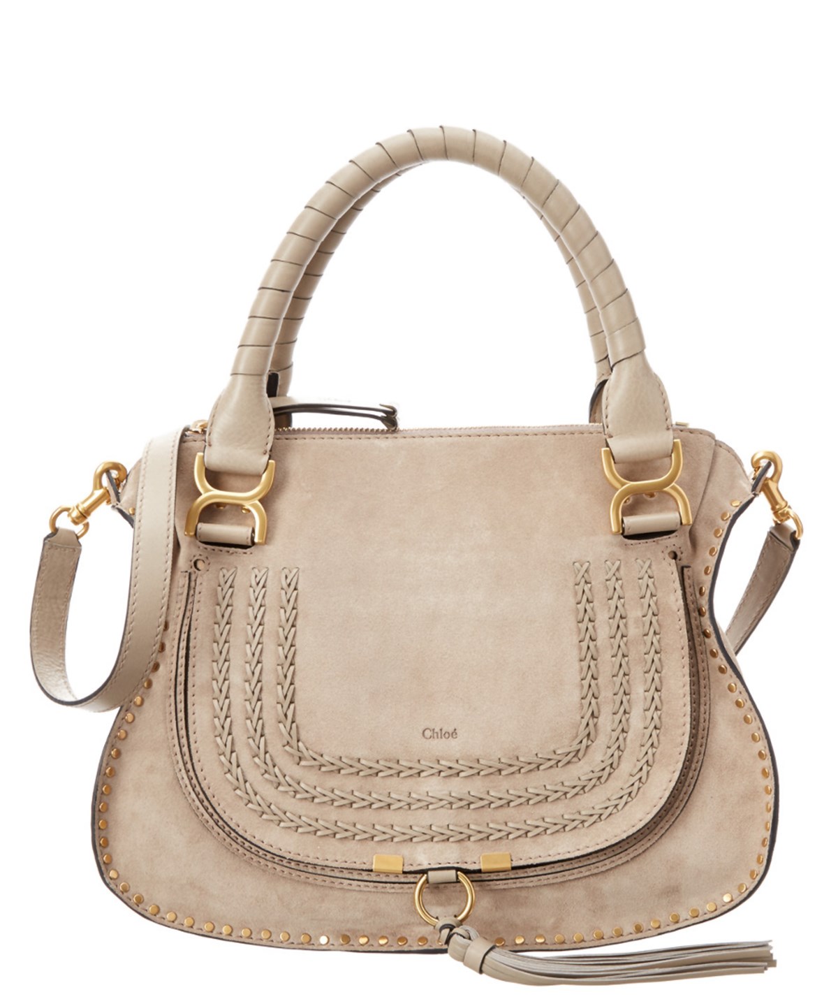 chloe marcie suede bag