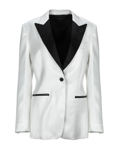 Tom Ford Suit Jackets In White