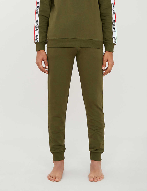 moschino logo tape jogging bottoms