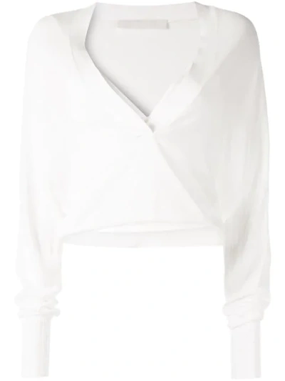 Dion Lee Interlocks Double Knitted Top In White