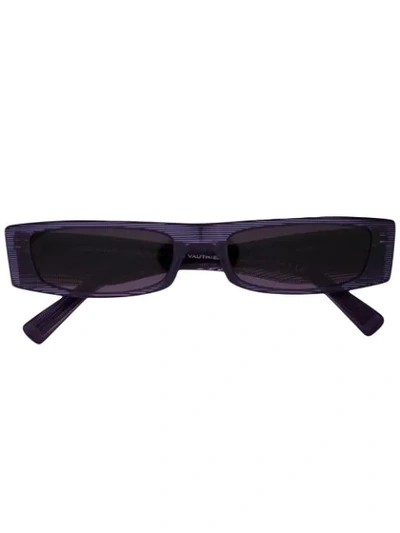 Alexandre Vauthier Edwidge Sunglasses In Purple