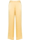 Asceno Hose Im Pyjama-stil In Yellow