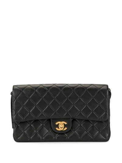 Pre-owned Chanel '85-93s Quilted Backpack In Black