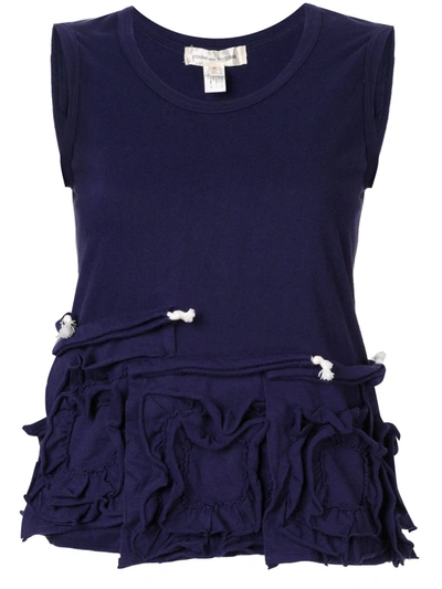 Pre-owned Comme Des Garçons Sleeveless Tops In Purple