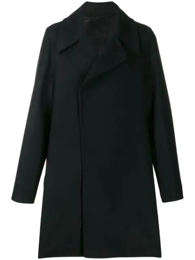 Rick Owens Oversized Single-breasted Coat In Black