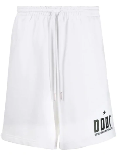 Diesel Basketball Shorts In White