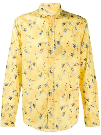 Etro Floral Shirt - Gelb In Yellow