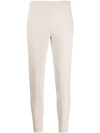 Les Copains Cropped Trousers In Neutrals