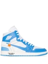 Nike X Off-white Air Jordan 1 Retro High-top Sneakers - Blue White