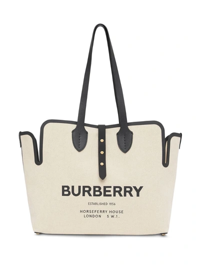 Burberry Medium Soft Belt Bag In Neutrals