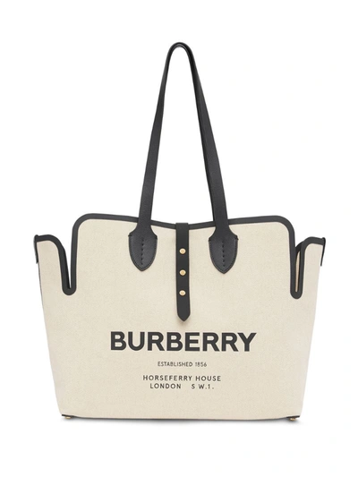 Burberry 中号柔软腰包 - 黑色 In Neutrals