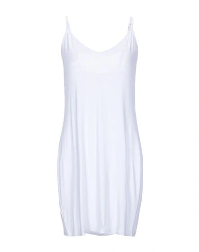 Pinko Short Dresses In White