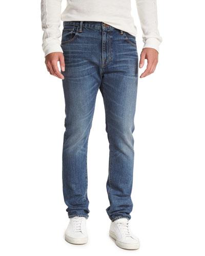 Vince Drop-rise Denim Jeans, Blue | ModeSens