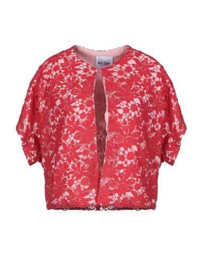 Si-jay Sartorial Jacket In Red