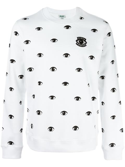 Kenzo Allover Eyes Print Crew 