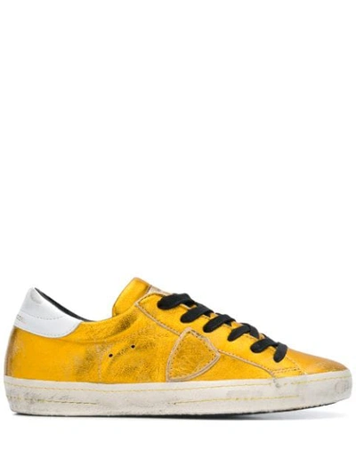 Philippe Model Paris Trainers In Yellow