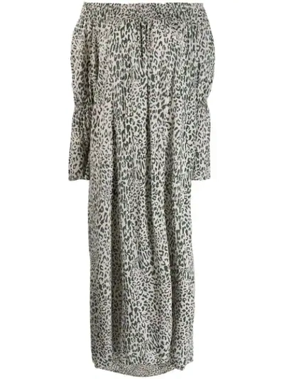 Baum Und Pferdgarten Amalie Paw Printed Maxi Dress - 绿色