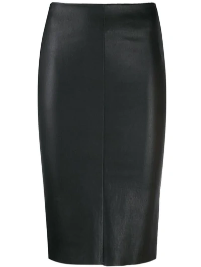 Drome Pencil Skirt In Black