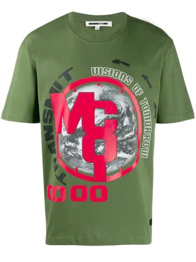 Mcq By Alexander Mcqueen Transmit T-shirt In Green