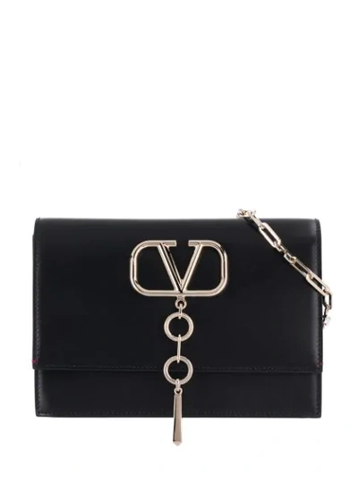 Valentino Garavani Vcase Box Bag In Black
