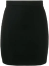 Loulou High-rise Mini Skirt In Black