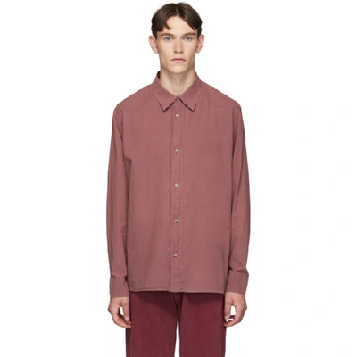 Our Legacy Purple Delicate Frontier Shirt In Wine