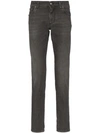 Dolce & Gabbana Slim-leg Denim Jeans In S9001 Grey