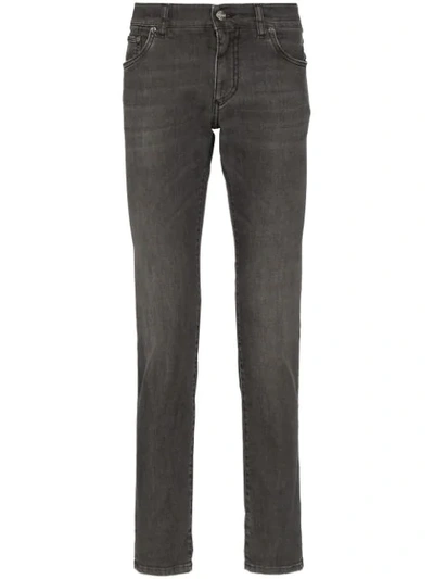 Dolce & Gabbana Slim-leg Denim Jeans In S9001 Grey