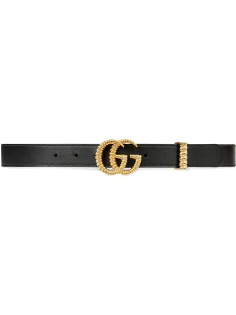 gucci moon leather belt