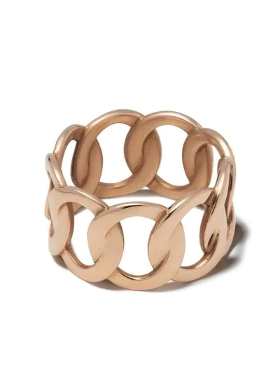 Pomellato Brera 18k Rose Gold Chain Ring