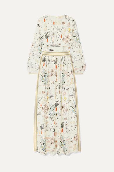 tory burch floral dress