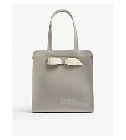 ted baker grey bag with bow