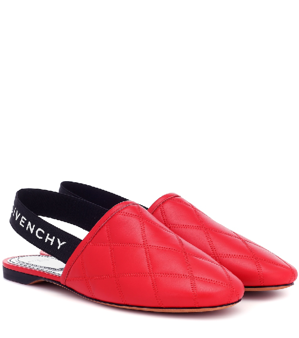 givenchy rivington leather slippers