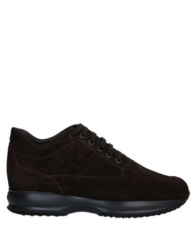 Hogan Sneakers In Brown