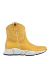 Texas Robot Ankle Boots In Yellow