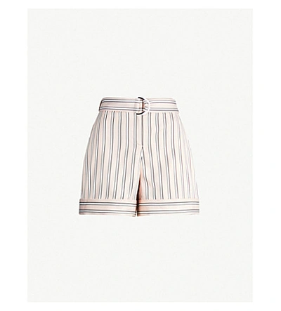 Ted Baker Betiias Striped Tailored Woven Shorts In Lt-pink
