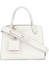 Prada Small Monochrome Tote - White